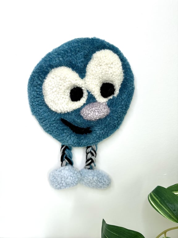 Tuftet vægophæng i 100% uld – Håndlavet til børneværelset  billede 3