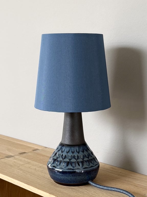 Upcycled vintage bordlampe - Søholm Keramik