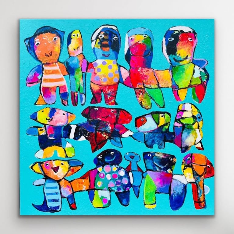 100cm x 100cm billede 2