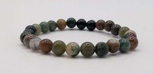 Indisk Agat Armbånd - 6mm