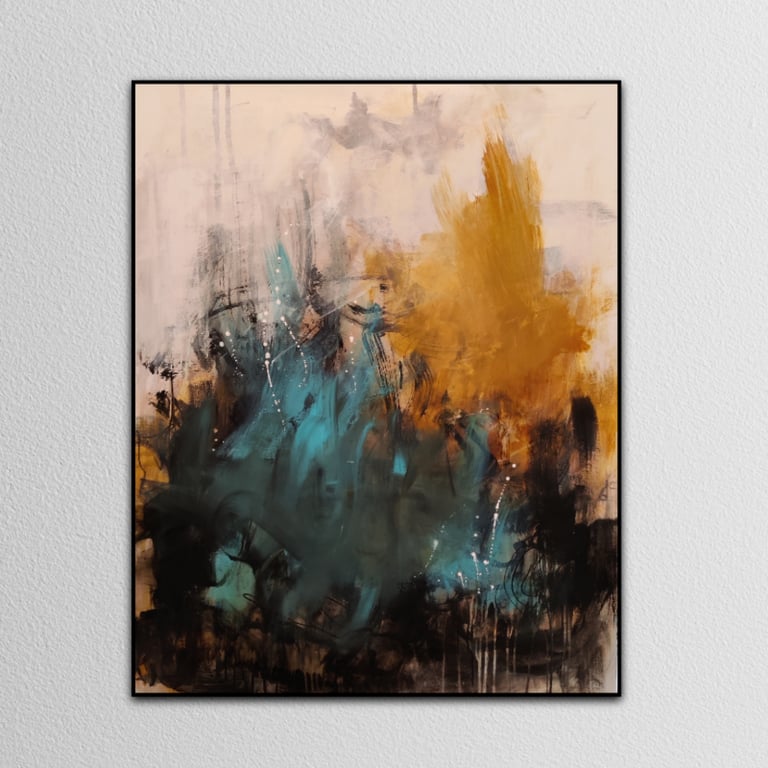 KEEP ON MOVING (80x100)