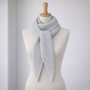 Johanne Scarf strikkeopskrift – produktbillede