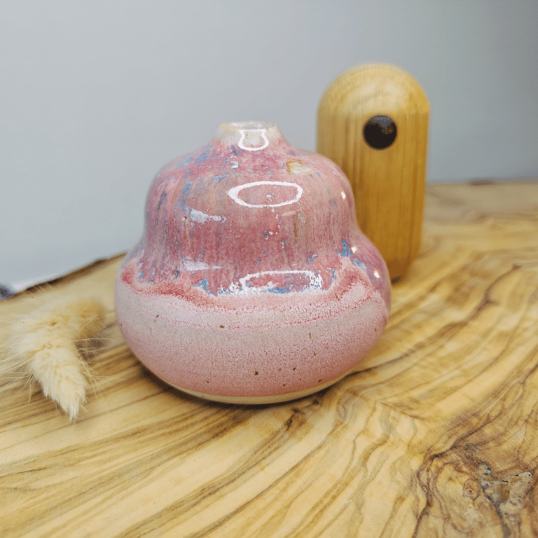 Lyserød mini vase