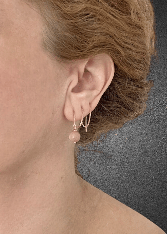 Ørekæder med Solsten billede 3