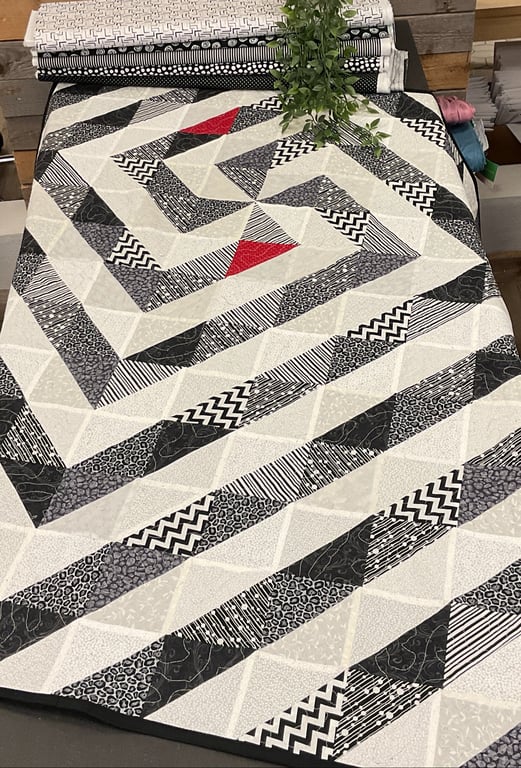 Spiral tæppe - trin for trin