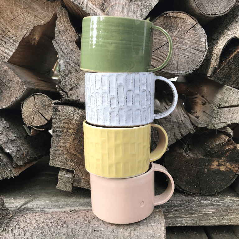 Kop med hank, grøn billede 2