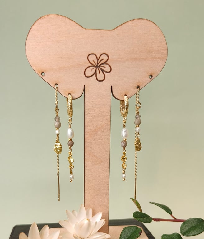 Bækken øreringe billede 2