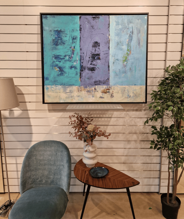#1266 100x120 cm  SOLD billede 3