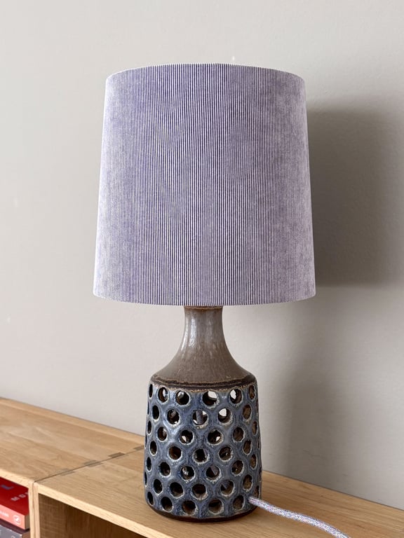 Upcycled vintage bordlampe - Søholm Keramik