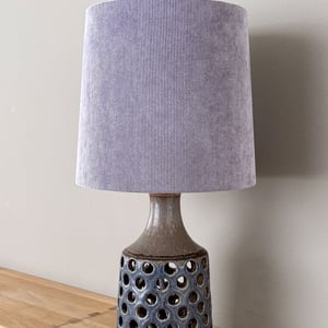Upcycled vintage bordlampe - Søholm Keramik – produktbillede