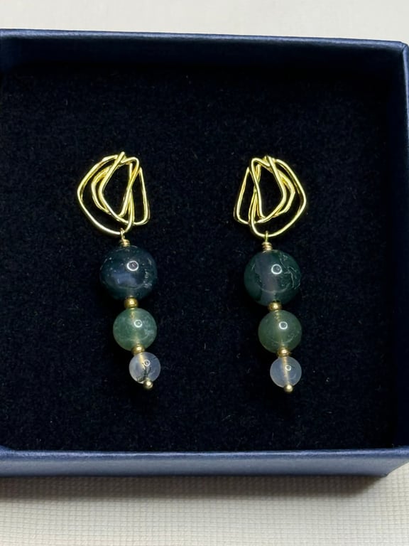 Mira - Øreringe (Forgyldt Sterling Sølv)