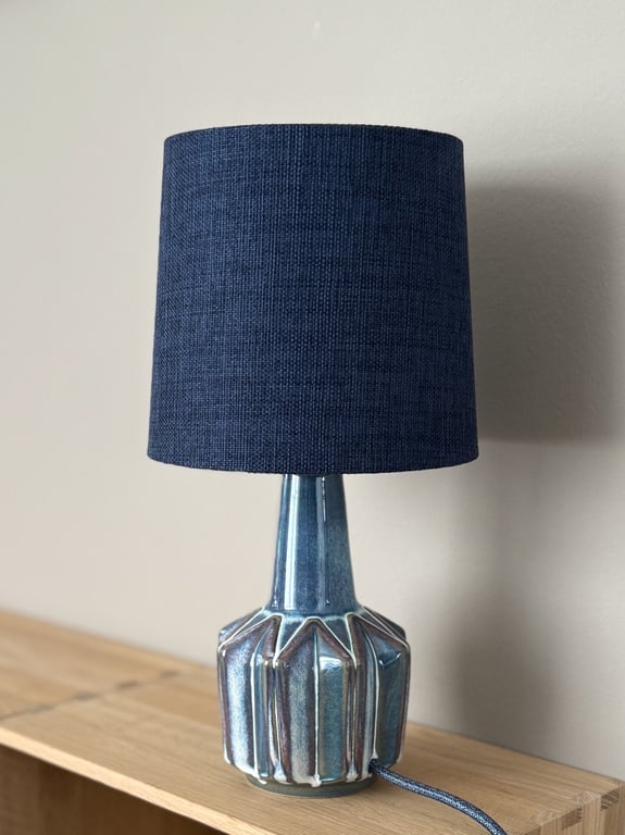Upcycled vintage bordlampe - Søholm Keramik