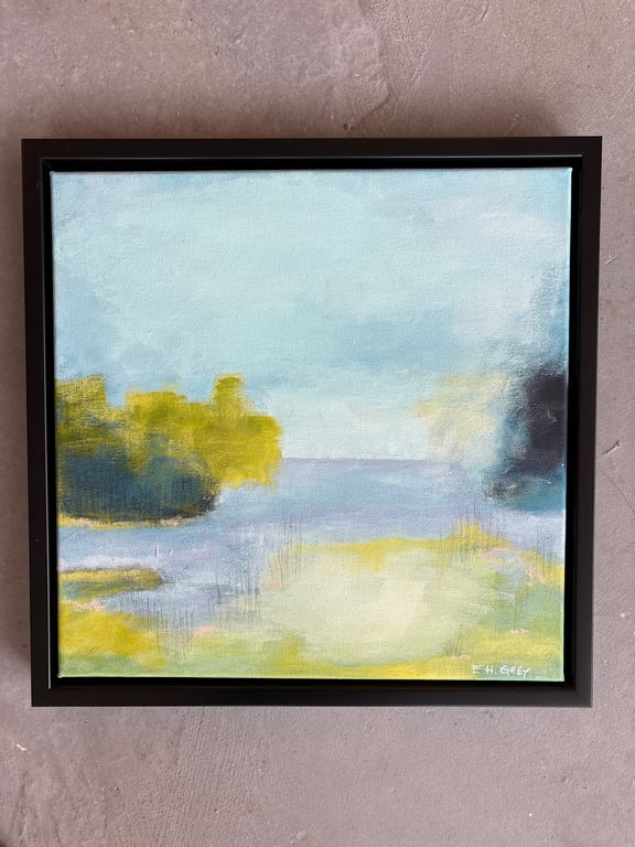 “Stilhed” maleri på lærred 