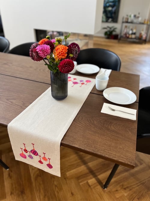 Juleløber - Rød 2030-2 Str. 30 x 100 cm.