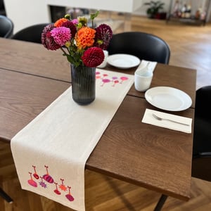 Juleløber - Rød 2030-2 Str. 30 x 100 cm. – produktbillede