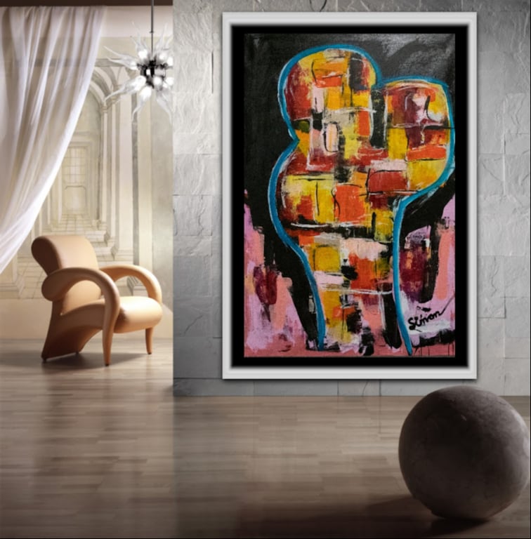 #1116 Maleri 100X150 cm SOLD