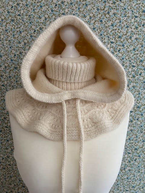 Digital opskrift: Storebælt - Hooded Cowl (halsedisse med hætte) billede 6