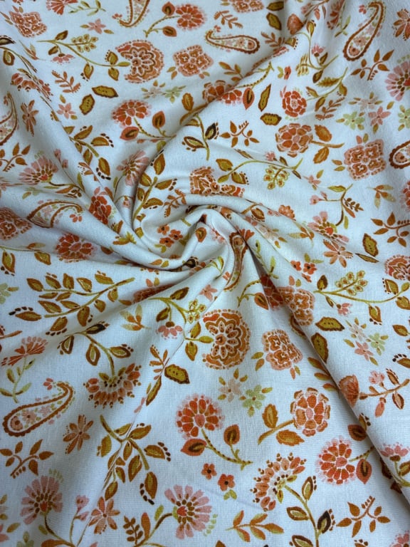 Jersey - Paisley Flowers  billede 4