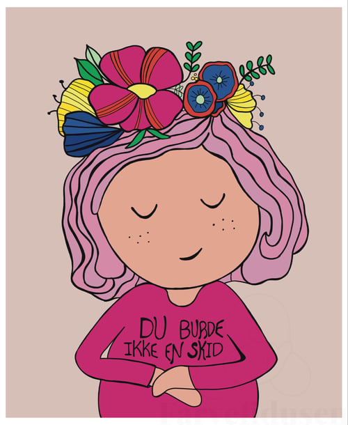 Plakat: Du burde ikke en skid Pink