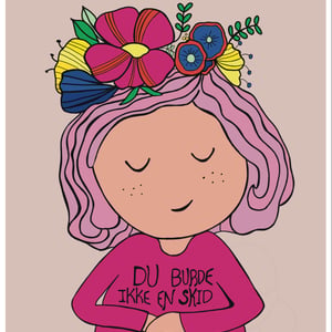 Plakat: Du burde ikke en skid Pink – produktbillede