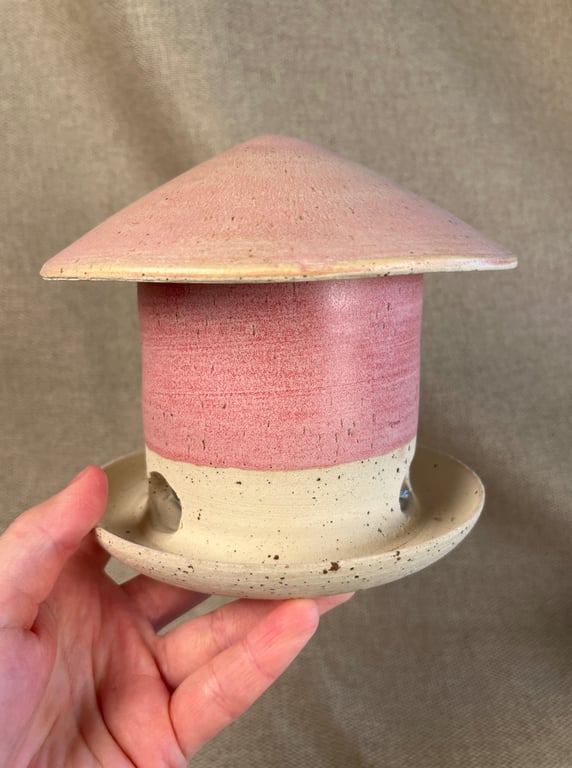 Foderhus, mat rosa (lille)