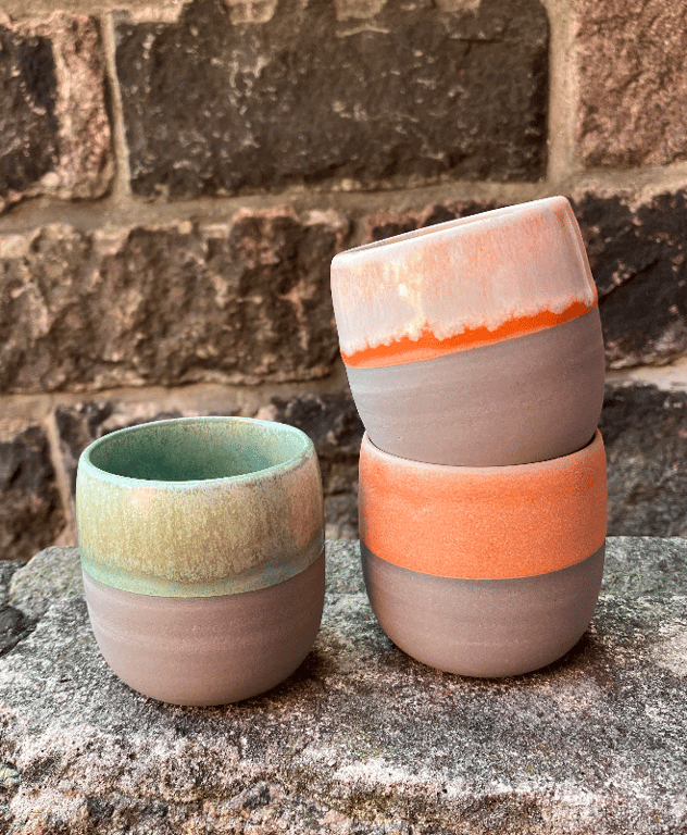 Hånddrejet kop  billede 6