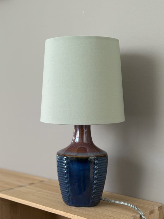 Upcycled vintage bordlampe - Søholm Keramik