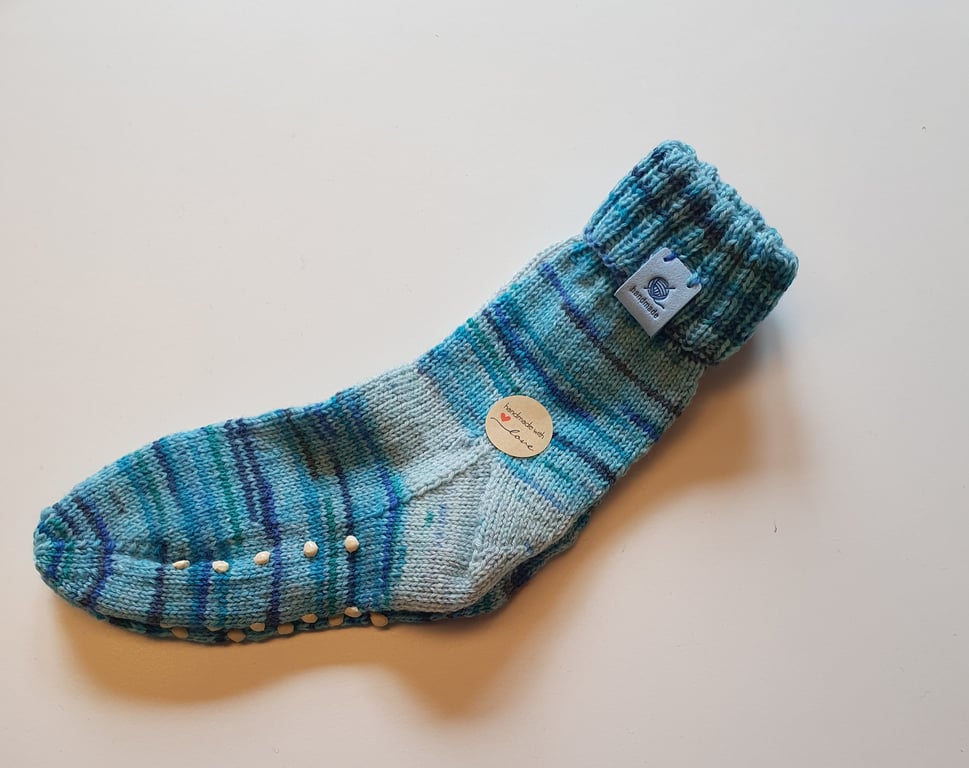 Skridsikre uldsokker størrelse 32-33