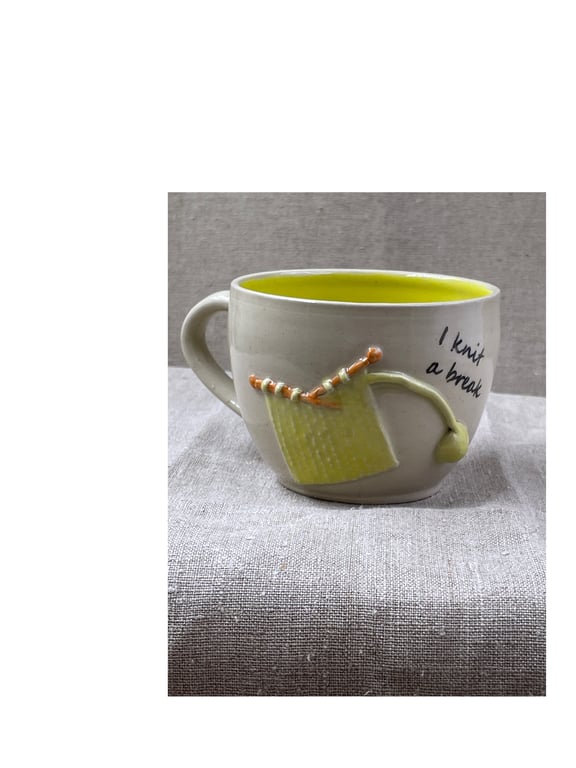 Strikkekopper- I knit a break billede 6