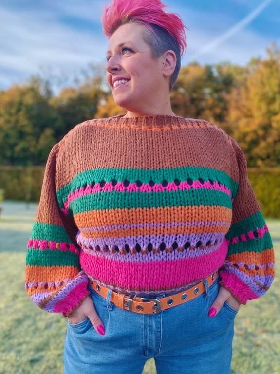 Nickie Strik Brun  billede 4