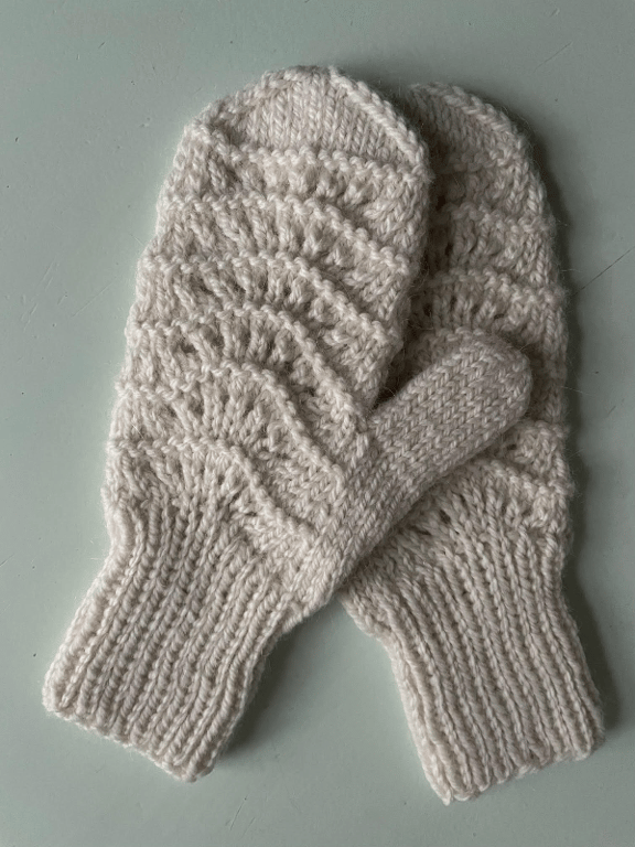 Printet opskrift: Storebælt Vanter (voksen)