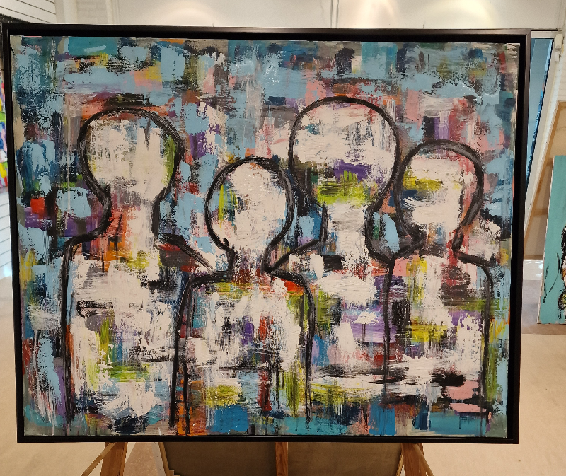 #1200 80 × 100 cm SOLD