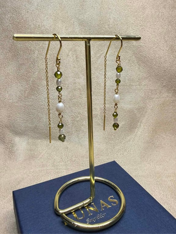 Aurora - Øreringe (Forgyldt Sterling Sølv)