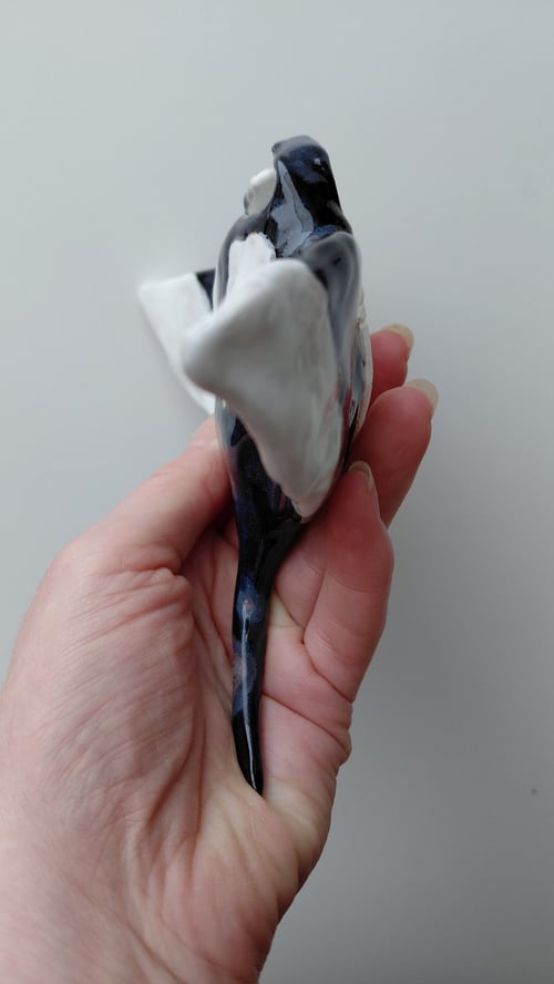 væghængt Mantaray, sort med effekt (4)