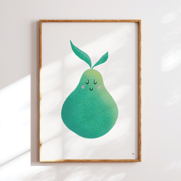 Pærefjæs – plakat billede 3