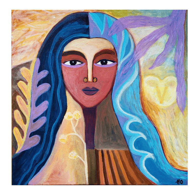 Elements and intuition 40x40 cm