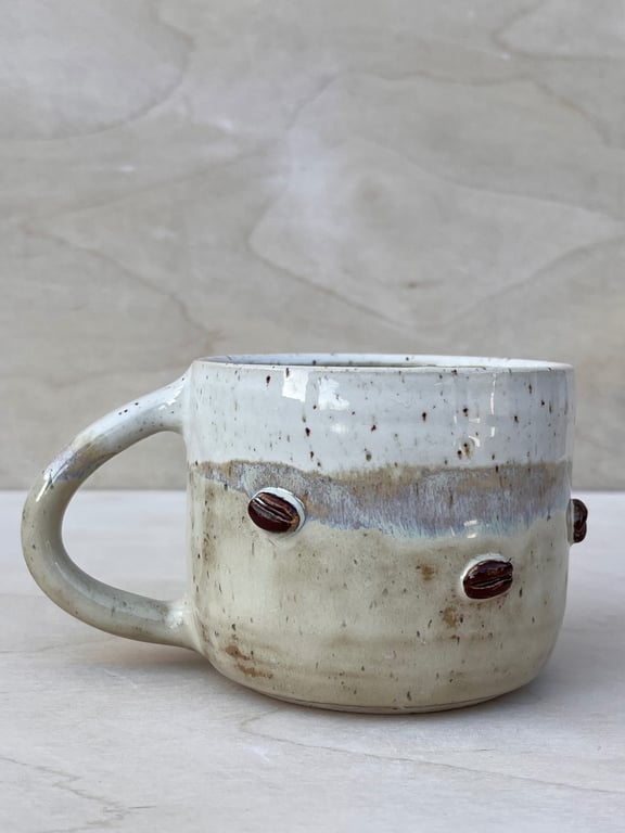 Mor kaffebønner kop. 380 ml. H: 7,5 cm billede 2