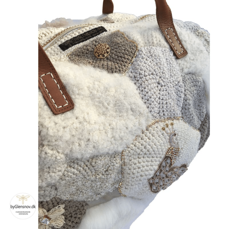 Eksklusiv Rejsetaske m/ læderhåndtag billede 2