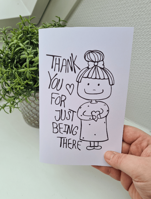 Kort: thank you for just being there