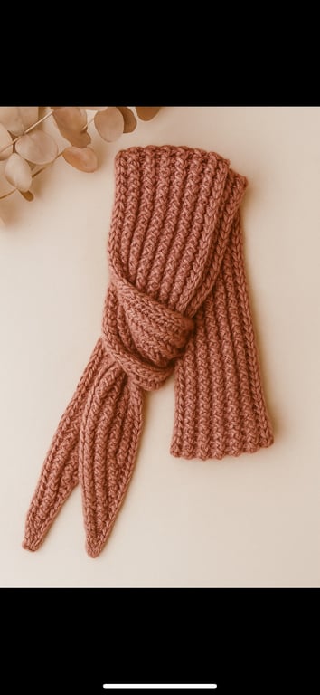 Elise Scarf strikkeopskrift billede 8