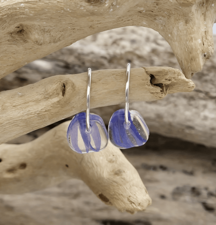 Blå kornblomst hoops.