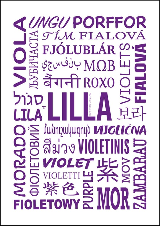 Farven lilla billede 4