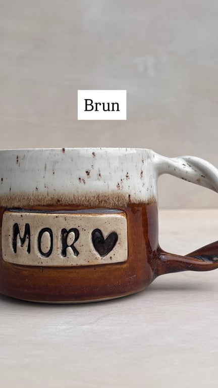 Kop med tekst på plade billede 3