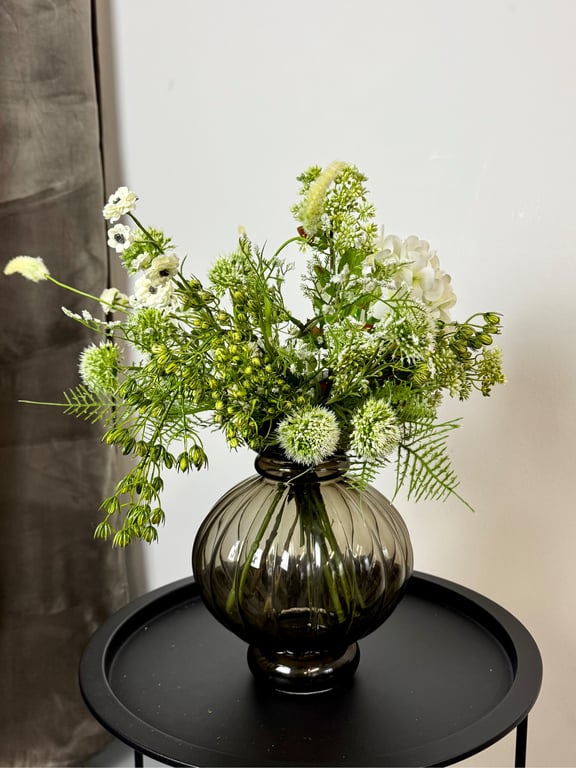 Hvid hortensia buket billede 3