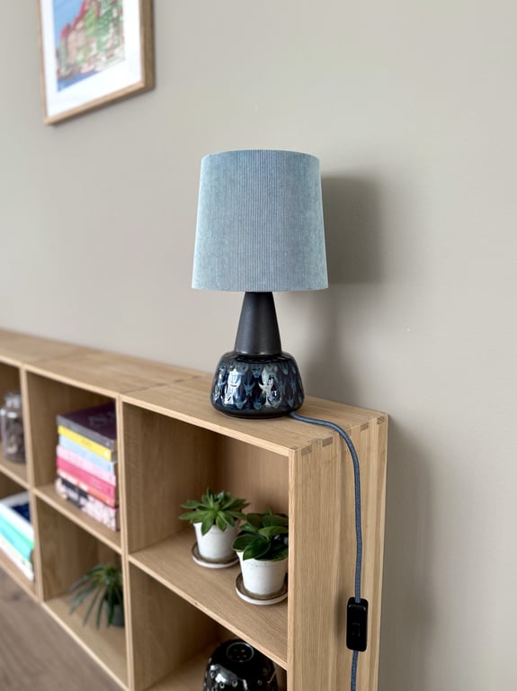 Upcycled vintage bordlampe - Søholm Keramik billede 4