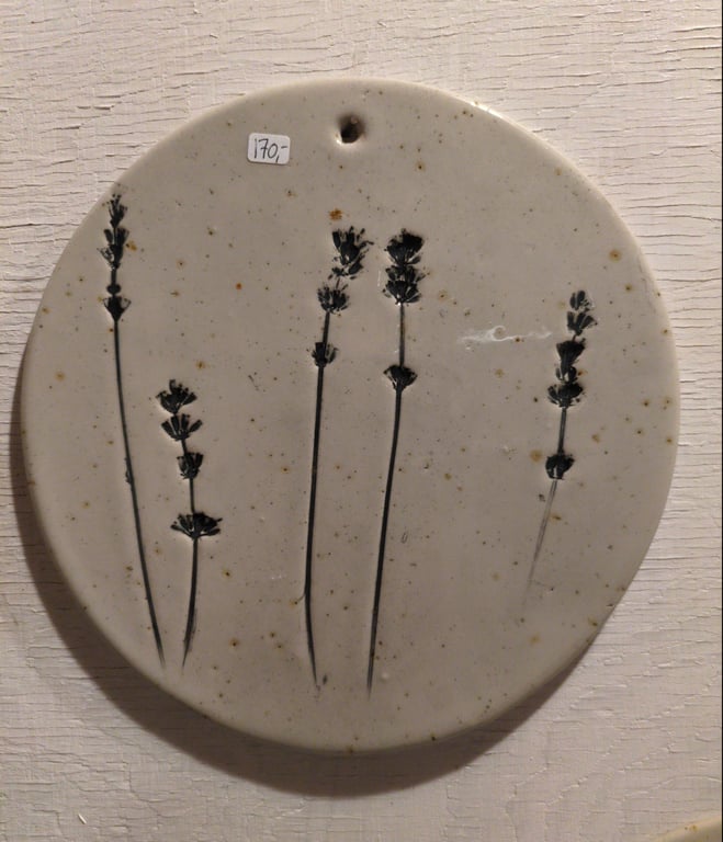 Stor platte med lavendel 