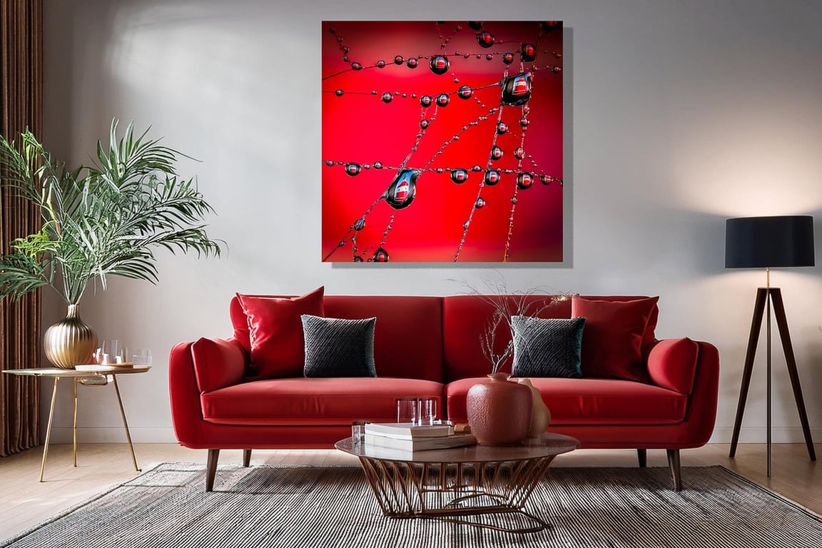 Det ikoniske fyr på Langelinie molen i københavn, fanget i et øjeblik i en vand dråbe. billede 2