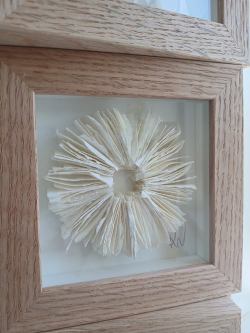 Silent squares, hvid trio, indrammet 