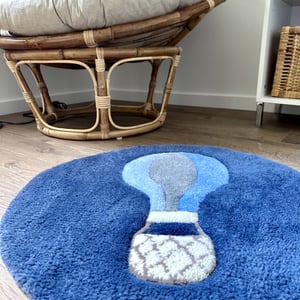 Gulv tæppe med luftballon – produktbillede