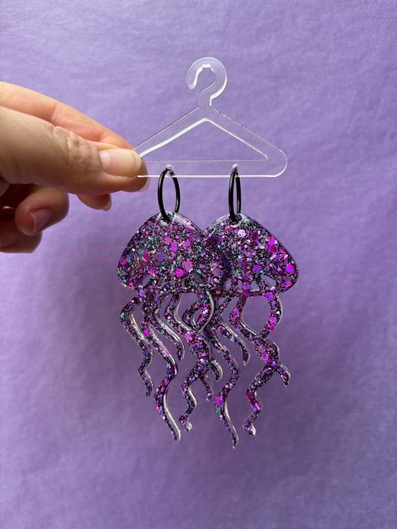 Store gopler i mørk lilla mix